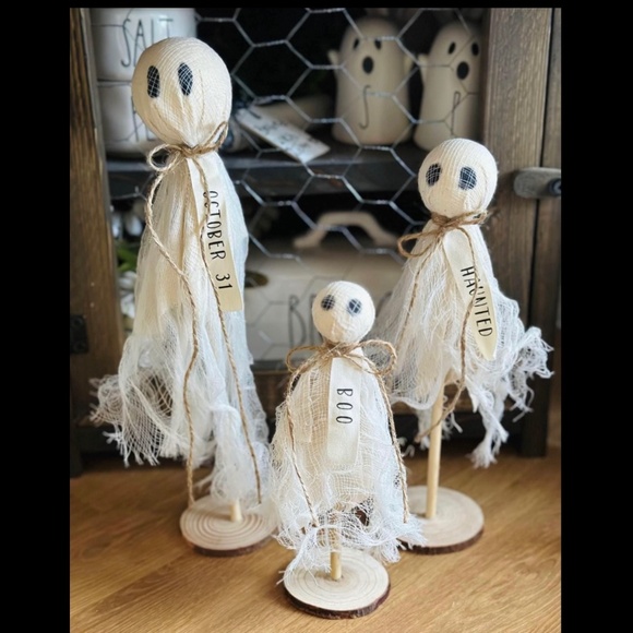 Rustic Farmhouse Ghost Set of 3 - Picture 1 of 1